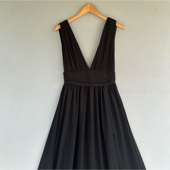 🎉5 for $45🎉 Lulus Dress Long Maxi Women Size XS Special Occasion Black - Picture 3 of 7